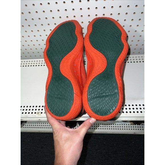 Adidas Dame 7 Miami Hurricanes PE Mens Basketball Shoes Size 14.5 Orange S29216 main image 8